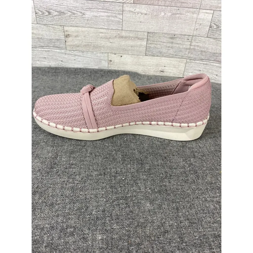 SKECHERS Sepulveda KNOT Overlay Slip On Mauve Shoes Women’s 8.5M Casual COMFORT - Picture 10 of 11